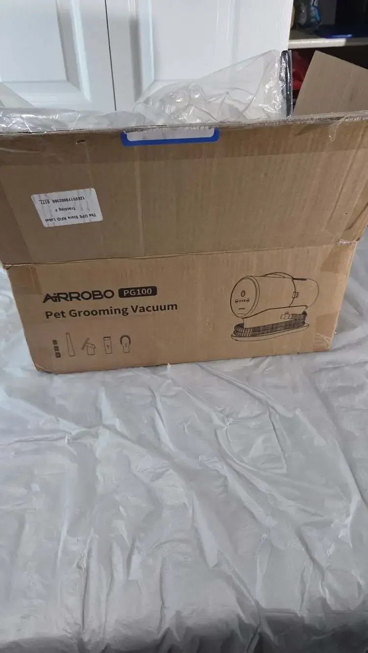 AIRROBO PG100 Pet Grooming Vacuum Kit with 5 Professional Tools
